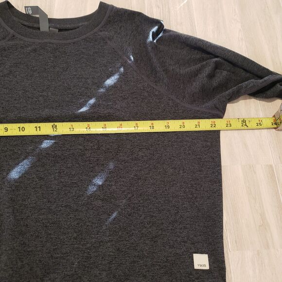 Vuori Long Sleeve Halo Crew Top Shirt Gray Heather Women’s Sz Small Athleisure - Picture 7 of 9